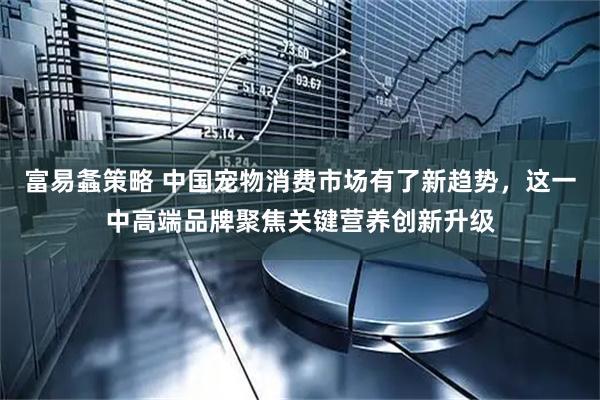 富易螽策略 中国宠物消费市场有了新趋势，这一中高端品牌聚焦关键营养创新升级