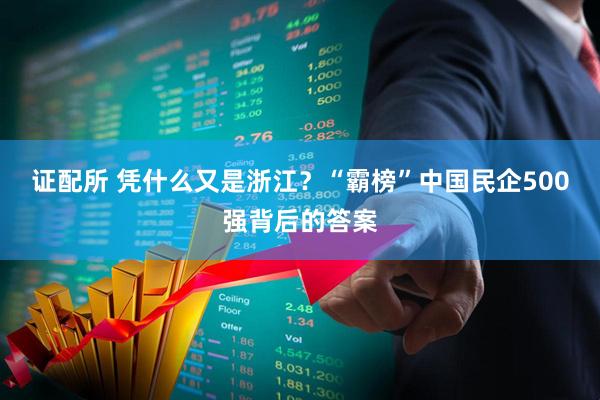 证配所 凭什么又是浙江？“霸榜”中国民企500强背后的答案