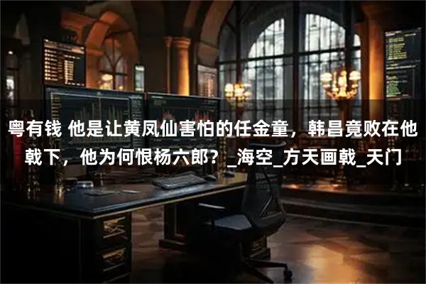 粤有钱 他是让黄凤仙害怕的任金童，韩昌竟败在他戟下，他为何恨杨六郎？_海空_方天画戟_天门